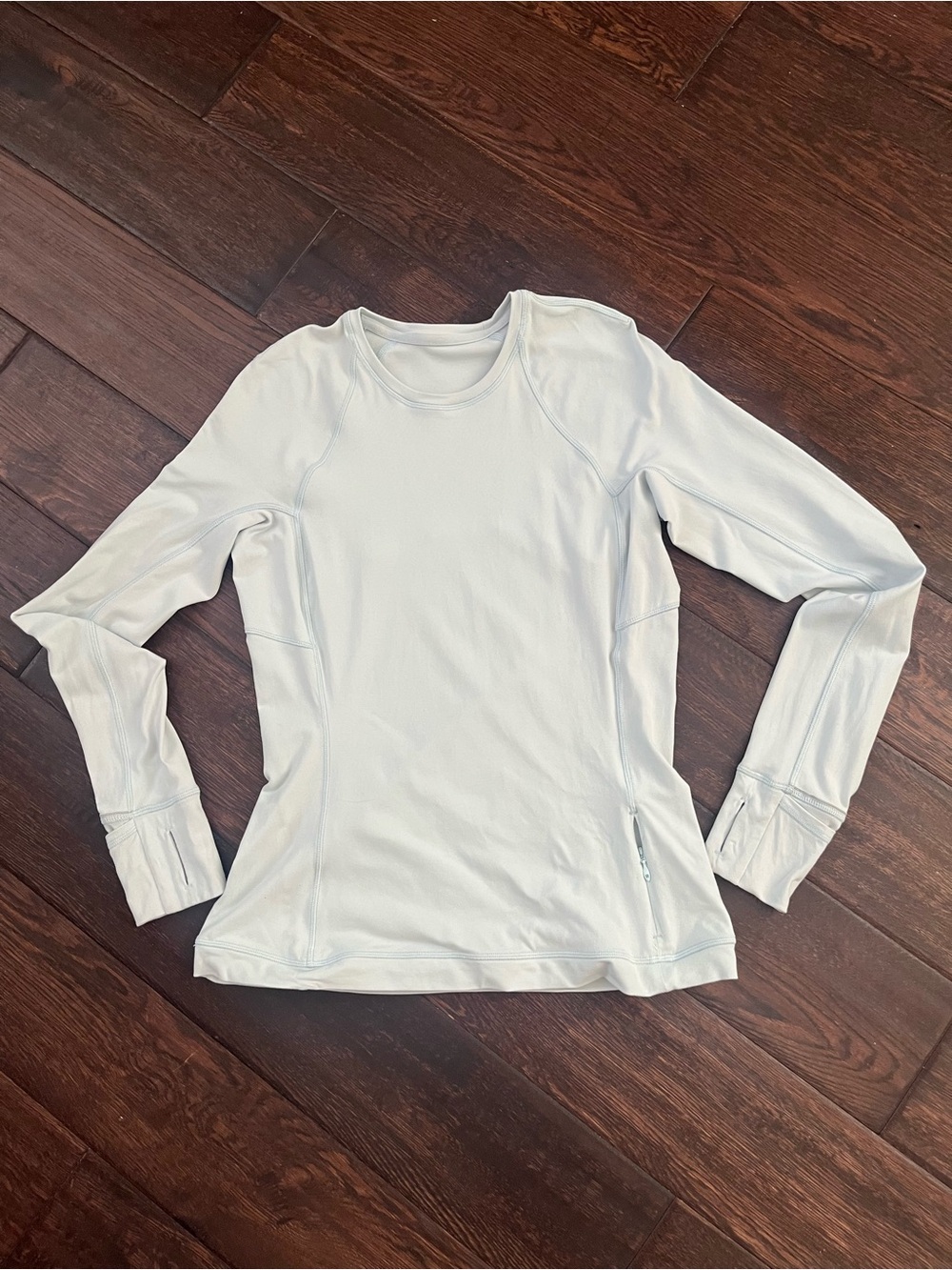 Lululemon It's Rulu Run Long Sleeve Shirt Light Blue Size 8